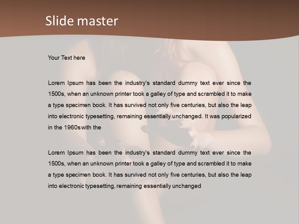 Human Uality Beauty PowerPoint Template