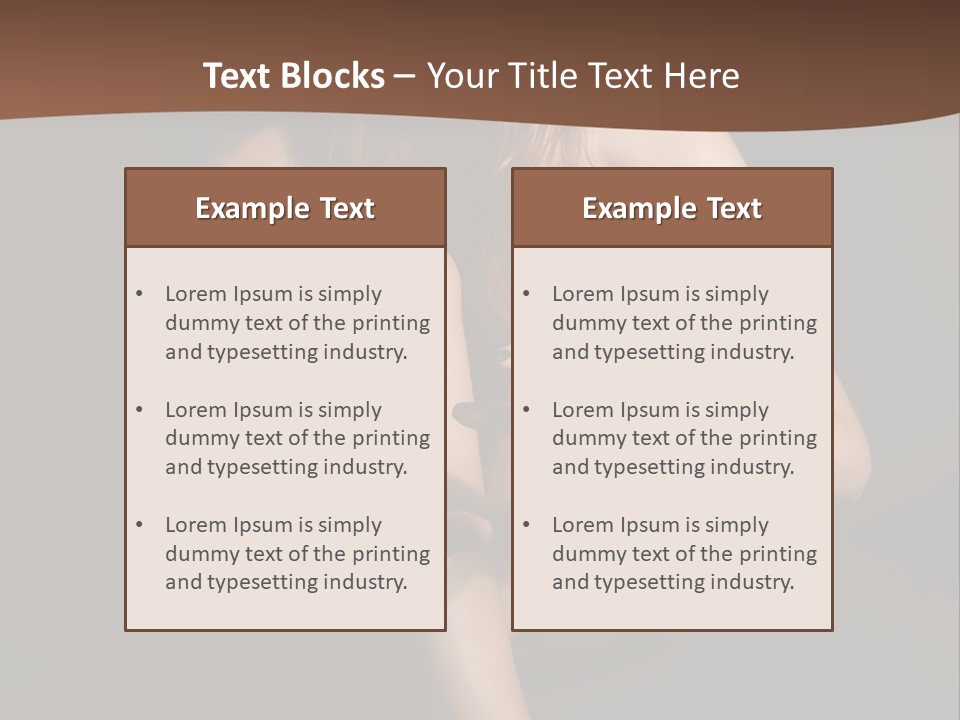 Human Uality Beauty PowerPoint Template