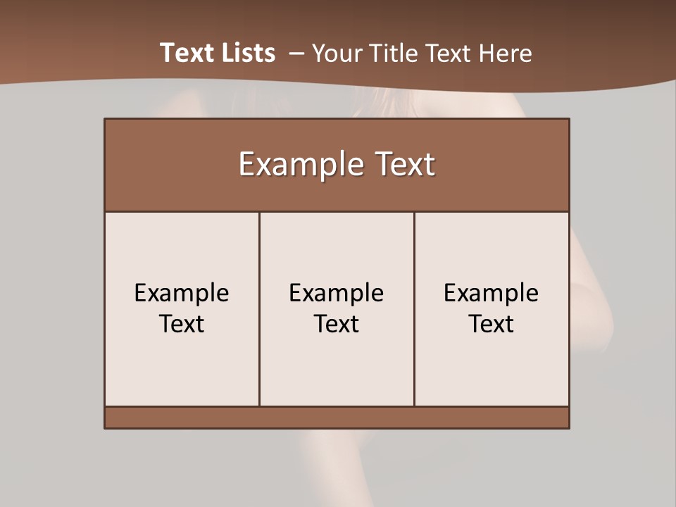 Human Uality Beauty PowerPoint Template