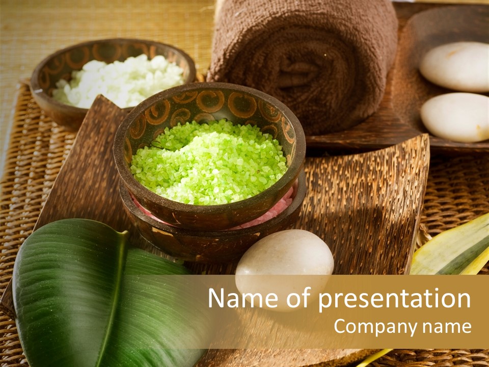 Scented Green Healthy PowerPoint Template