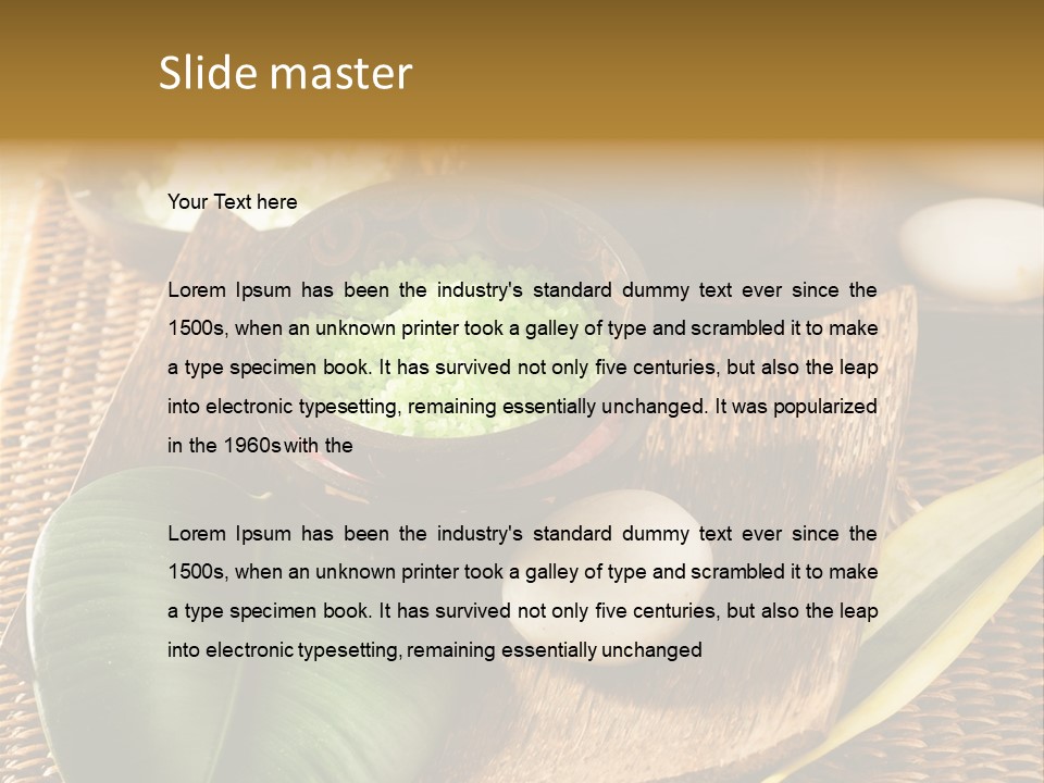 Scented Green Healthy PowerPoint Template