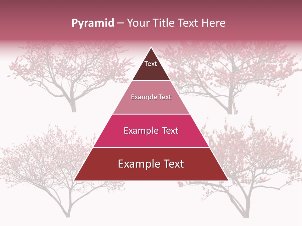 Background Plum April PowerPoint Template