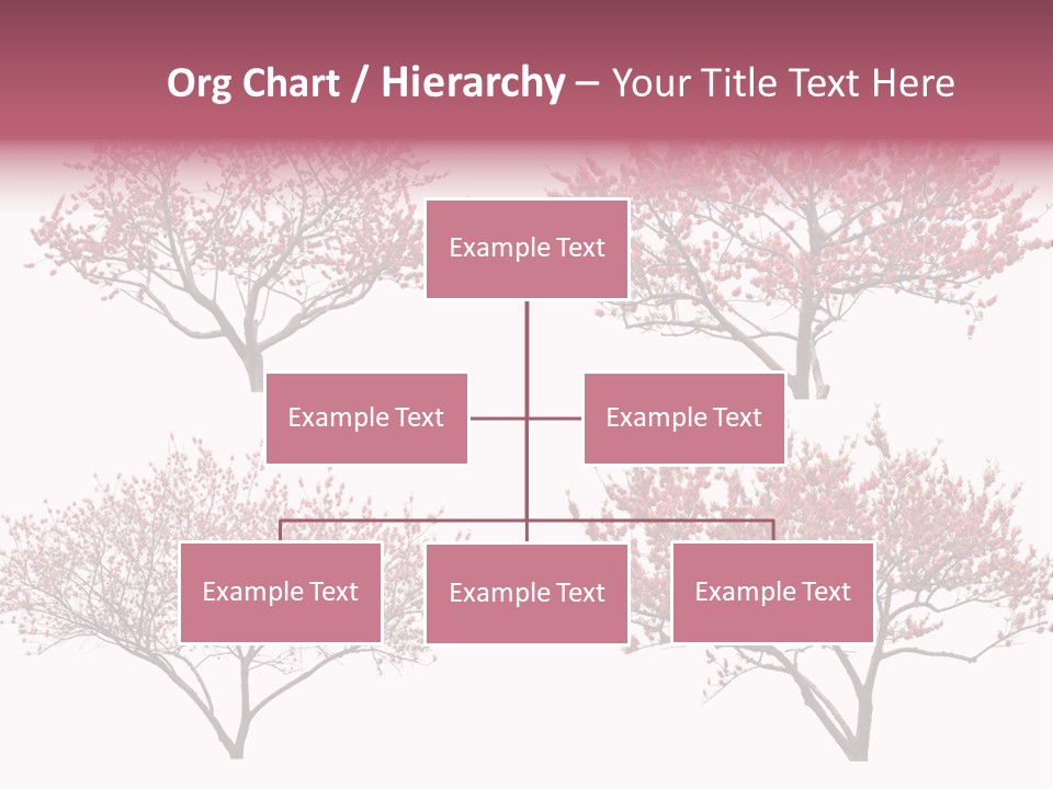 Background Plum April PowerPoint Template