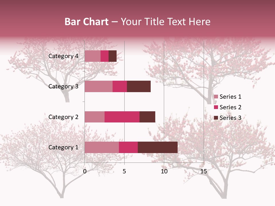 Background Plum April PowerPoint Template
