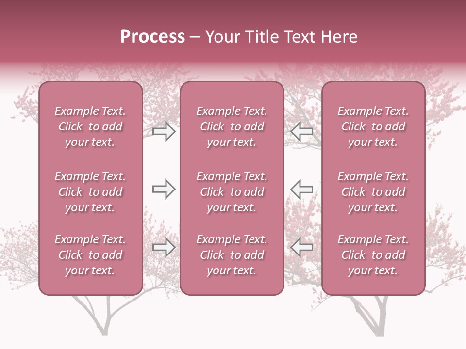 Background Plum April PowerPoint Template