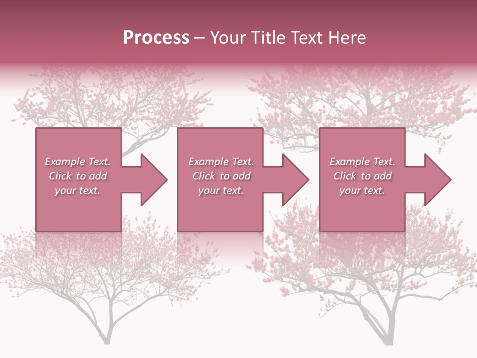 Background Plum April PowerPoint Template