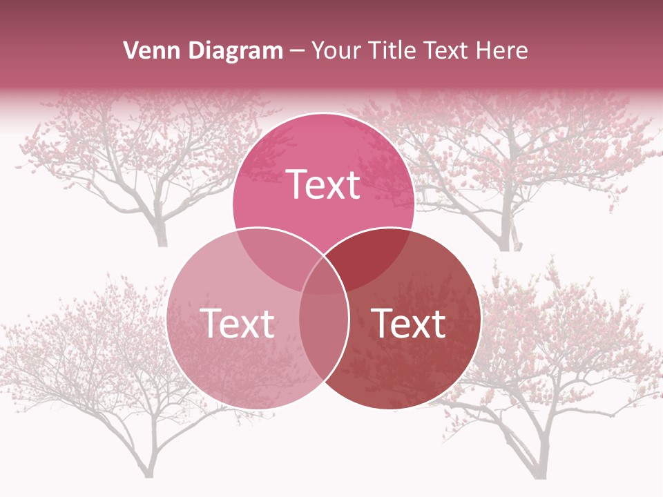 Background Plum April PowerPoint Template
