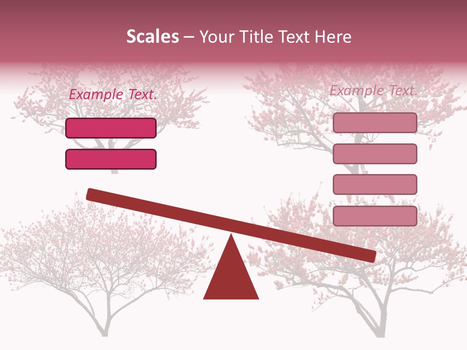 Background Plum April PowerPoint Template