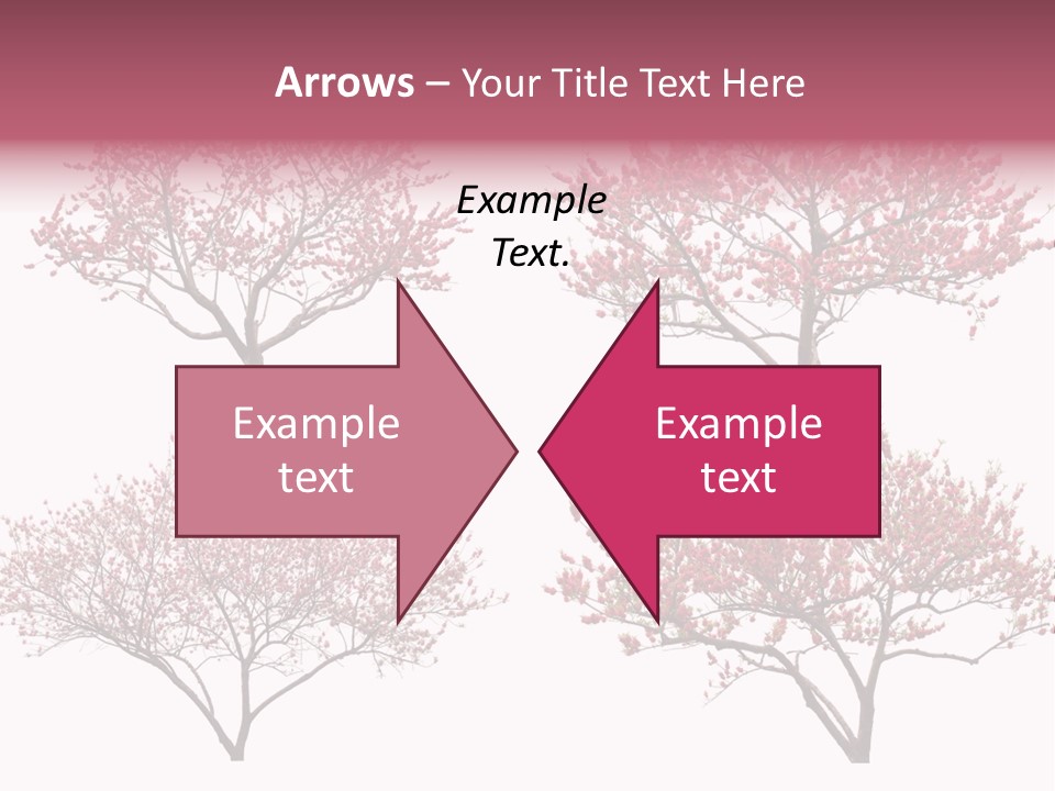 Background Plum April PowerPoint Template