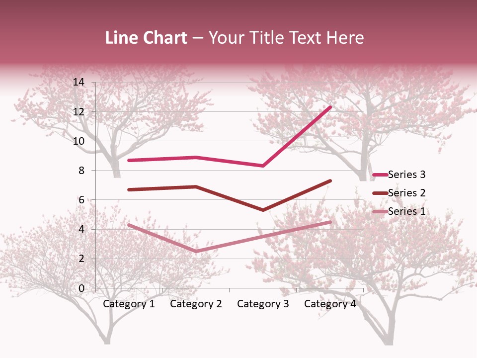 Background Plum April PowerPoint Template