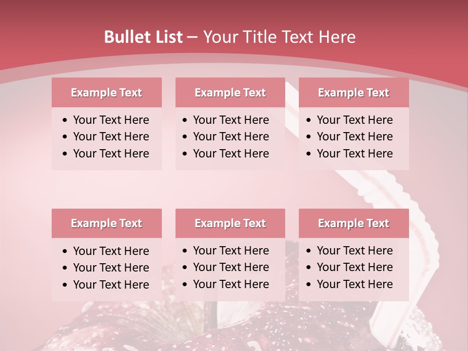 Health Juice Straw PowerPoint Template
