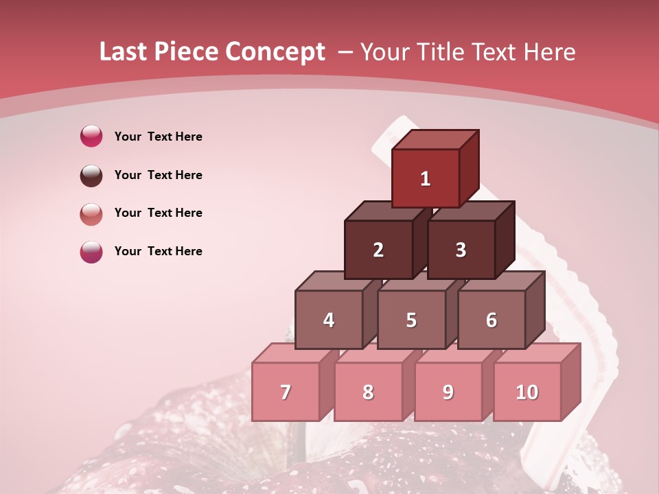 Health Juice Straw PowerPoint Template