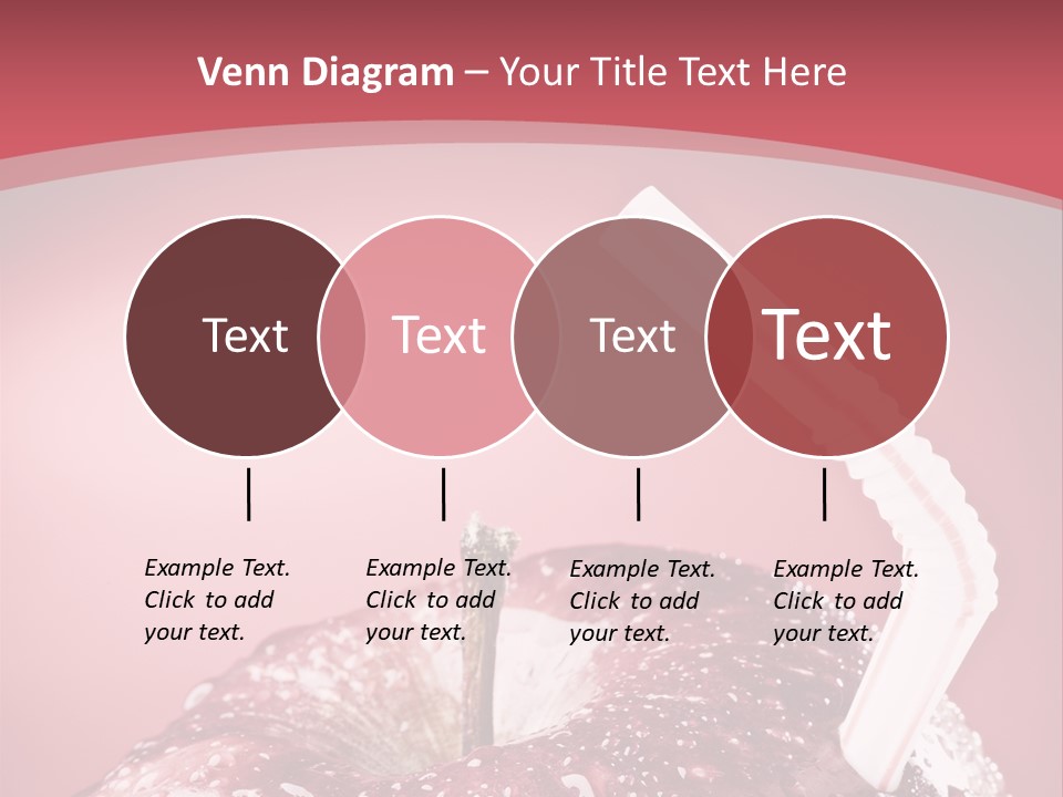 Health Juice Straw PowerPoint Template