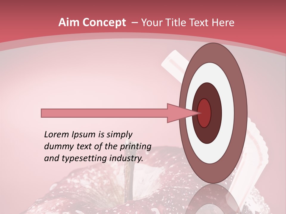 Health Juice Straw PowerPoint Template