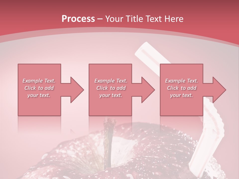 Health Juice Straw PowerPoint Template