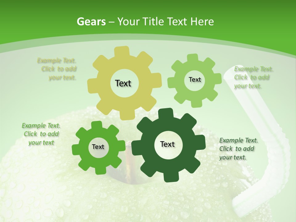 Fruit Studio Green PowerPoint Template