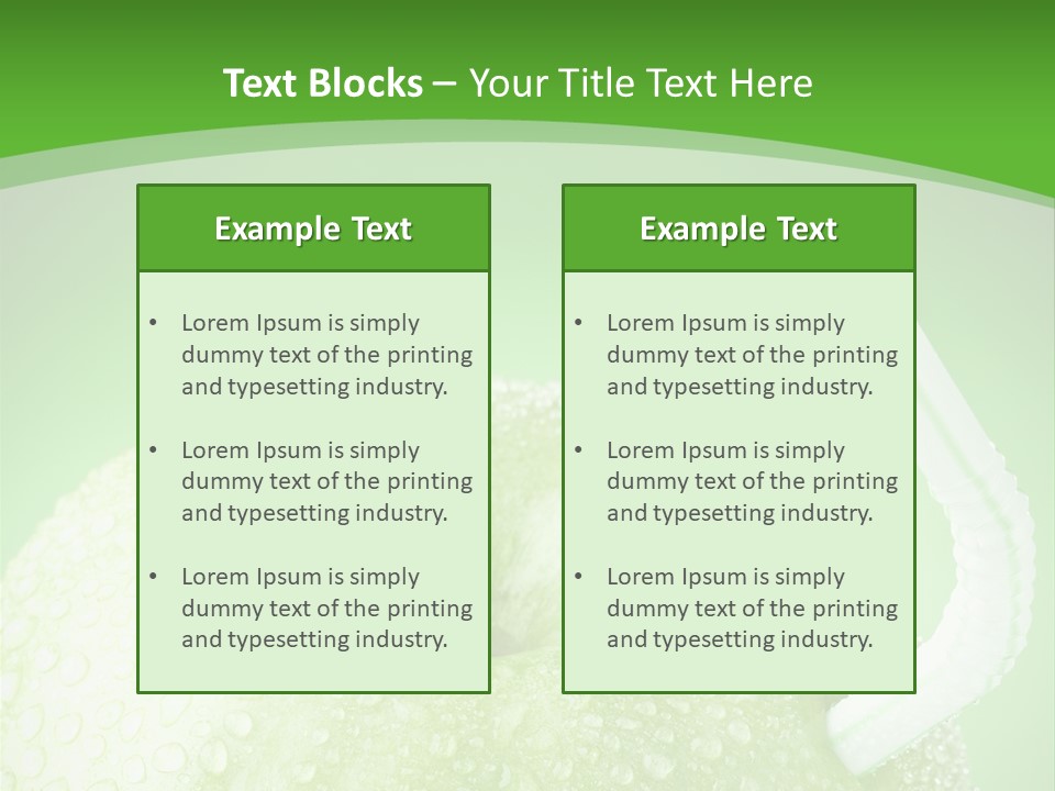 Fruit Studio Green PowerPoint Template