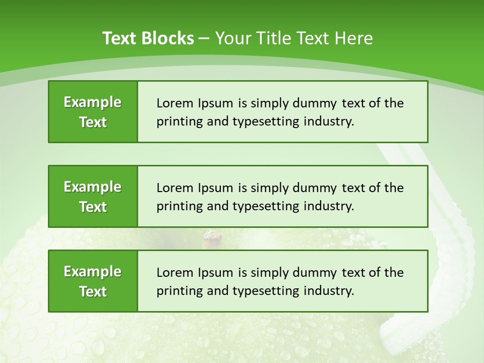 Fruit Studio Green PowerPoint Template