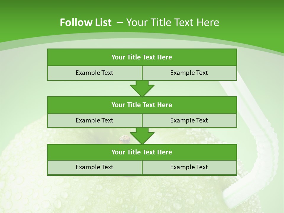Fruit Studio Green PowerPoint Template