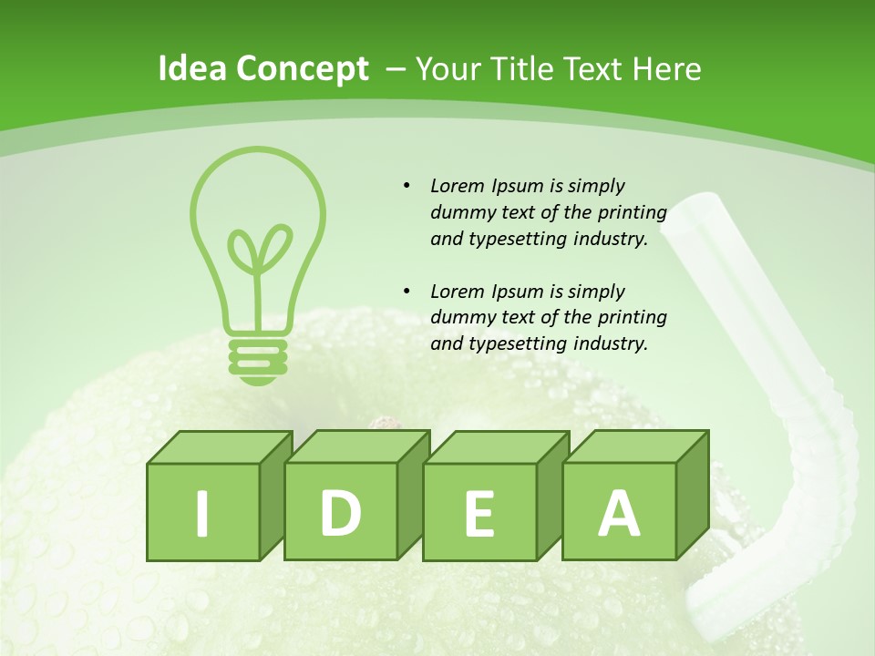 Fruit Studio Green PowerPoint Template