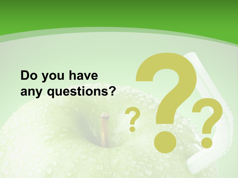 Fruit Studio Green PowerPoint Template