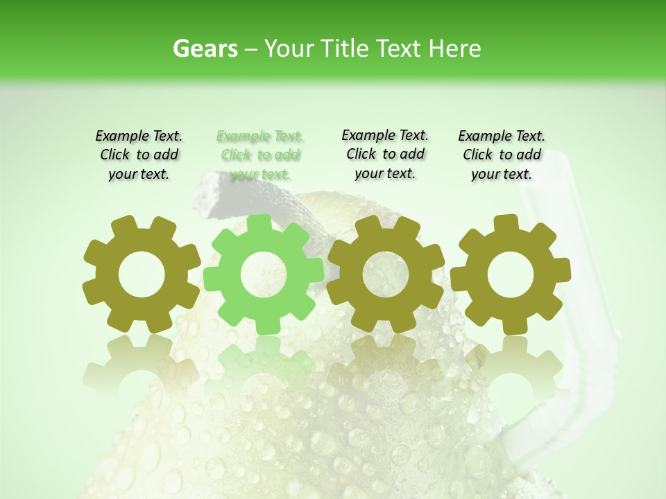 Closeup Organic Breakfast PowerPoint Template