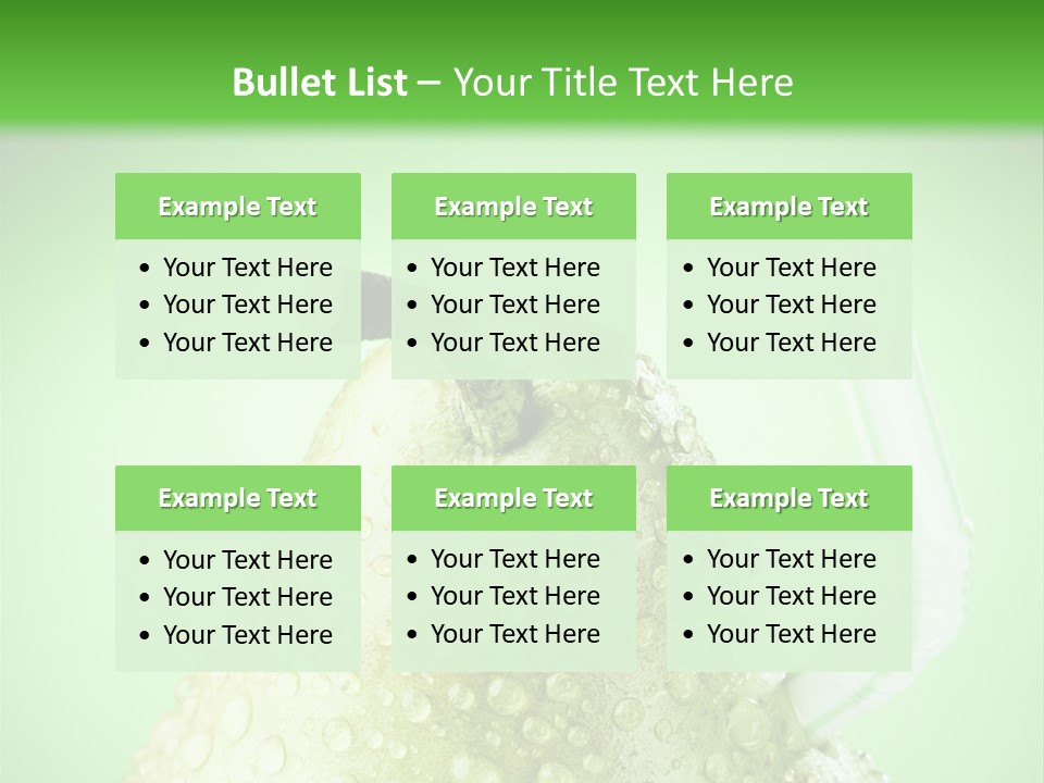 Closeup Organic Breakfast PowerPoint Template
