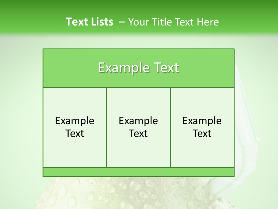 Closeup Organic Breakfast PowerPoint Template