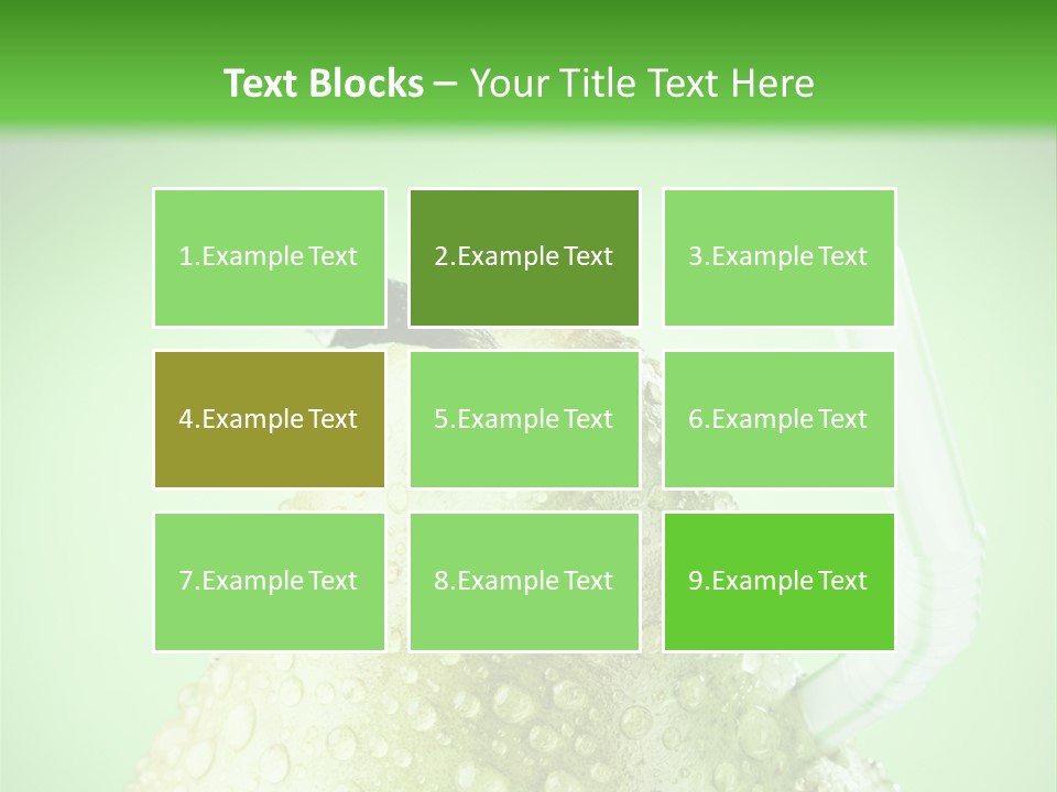 Closeup Organic Breakfast PowerPoint Template