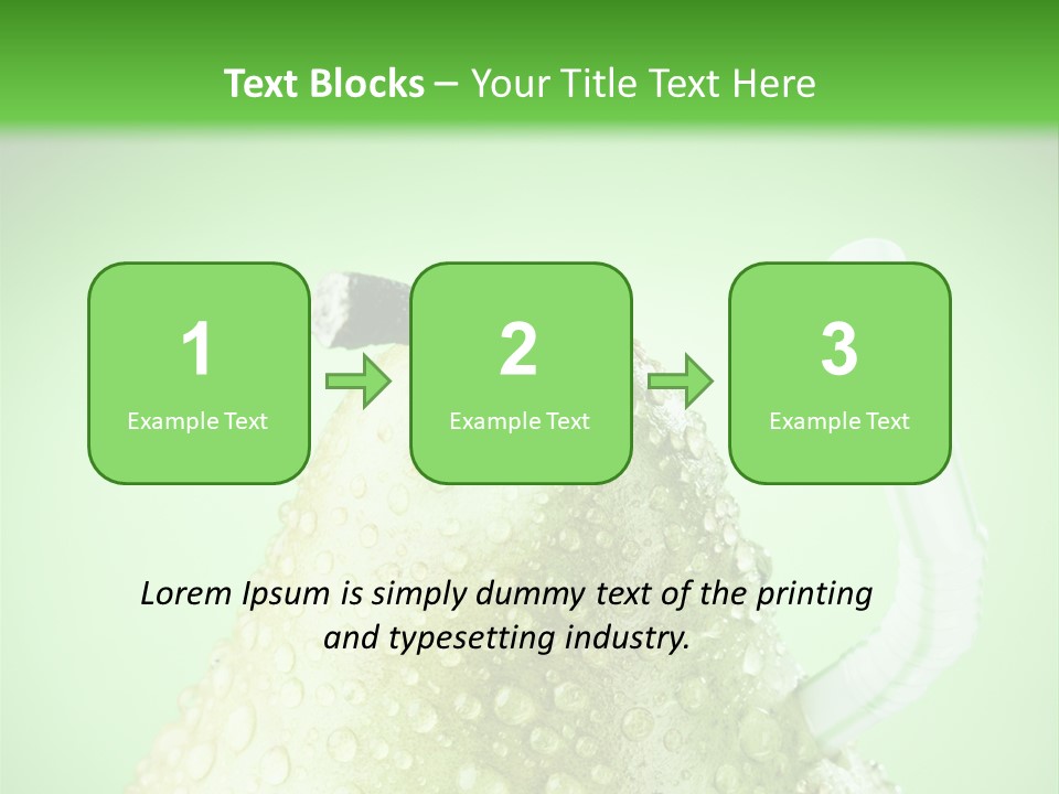 Closeup Organic Breakfast PowerPoint Template