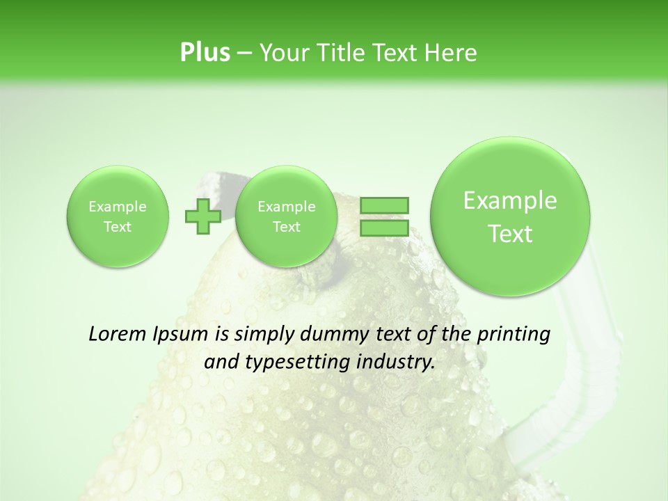 Closeup Organic Breakfast PowerPoint Template