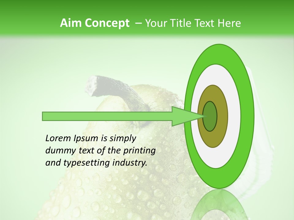 Closeup Organic Breakfast PowerPoint Template