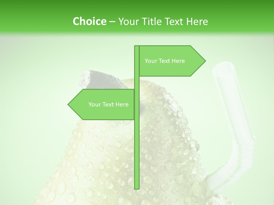 Closeup Organic Breakfast PowerPoint Template