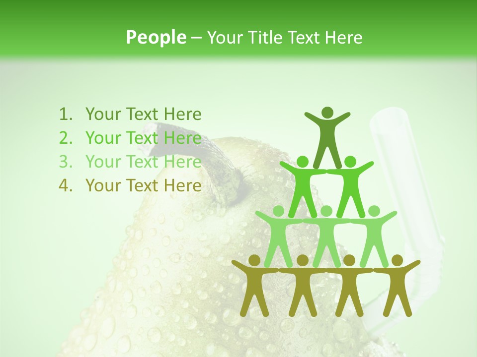 Closeup Organic Breakfast PowerPoint Template