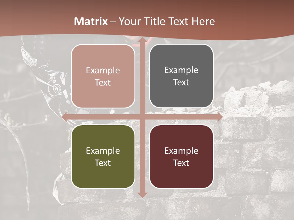 Mask Grass Competition PowerPoint Template