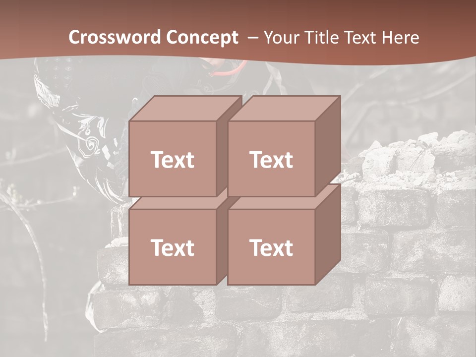 Mask Grass Competition PowerPoint Template
