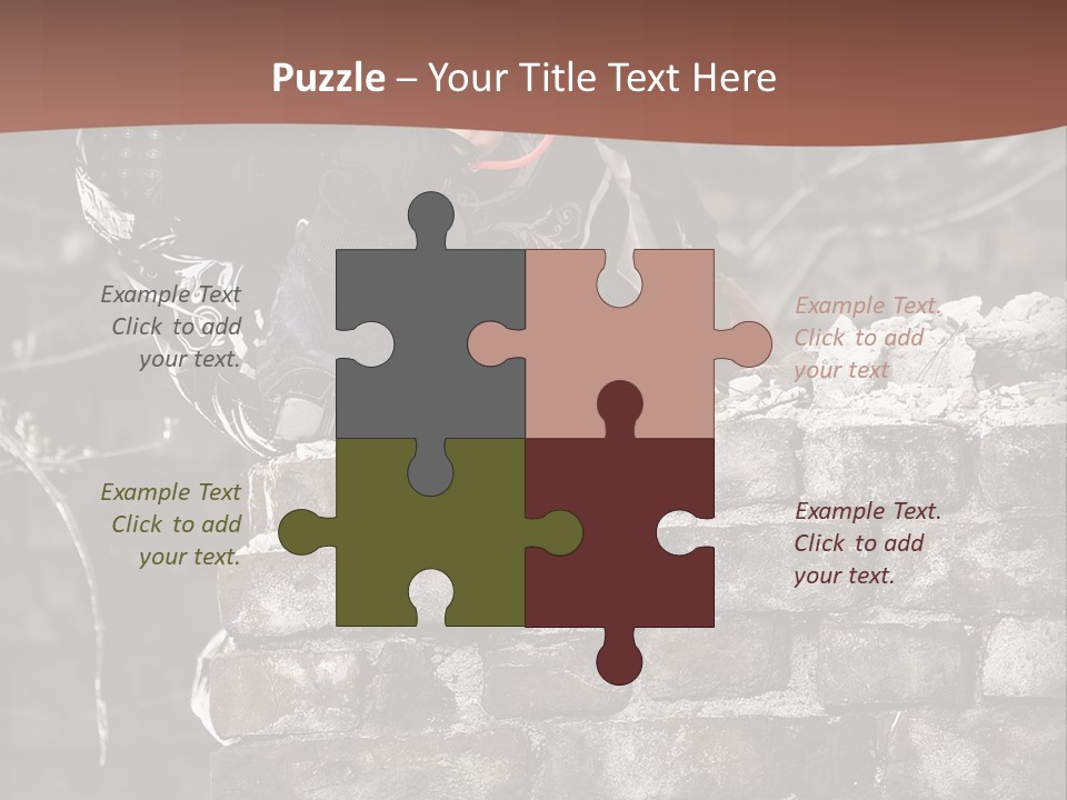 Mask Grass Competition PowerPoint Template