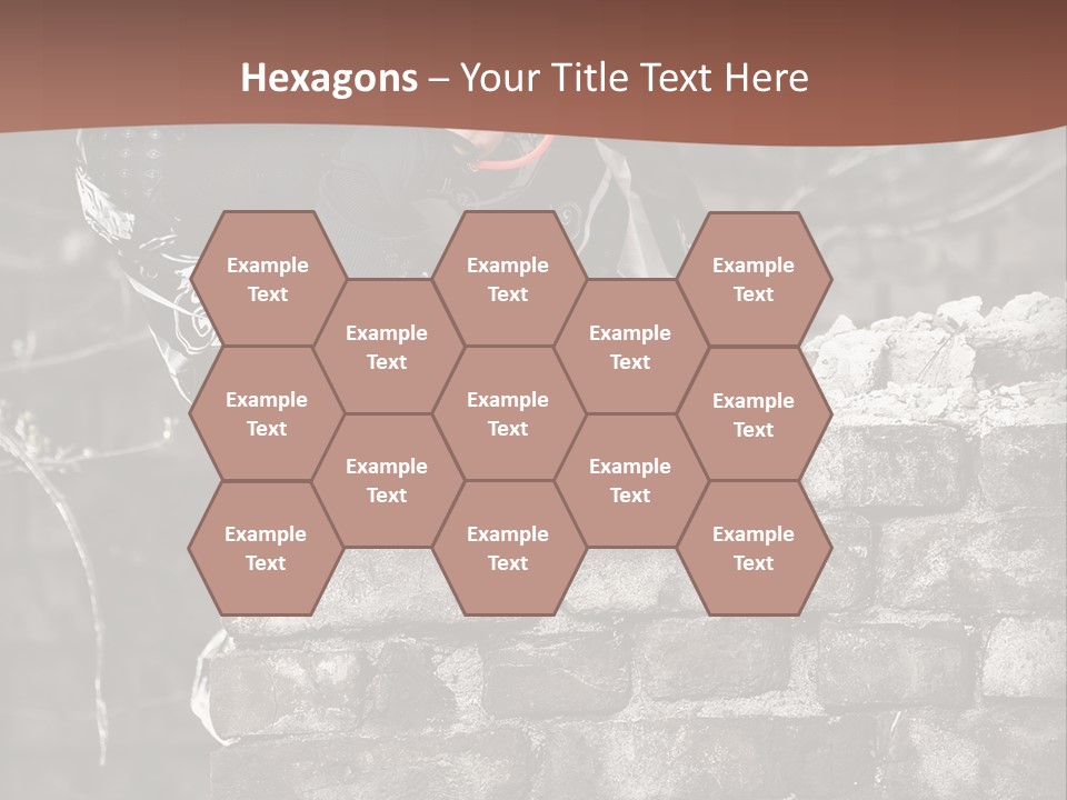 Mask Grass Competition PowerPoint Template