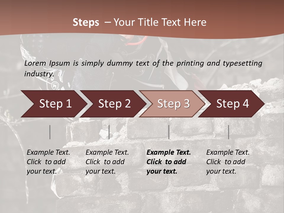 Mask Grass Competition PowerPoint Template