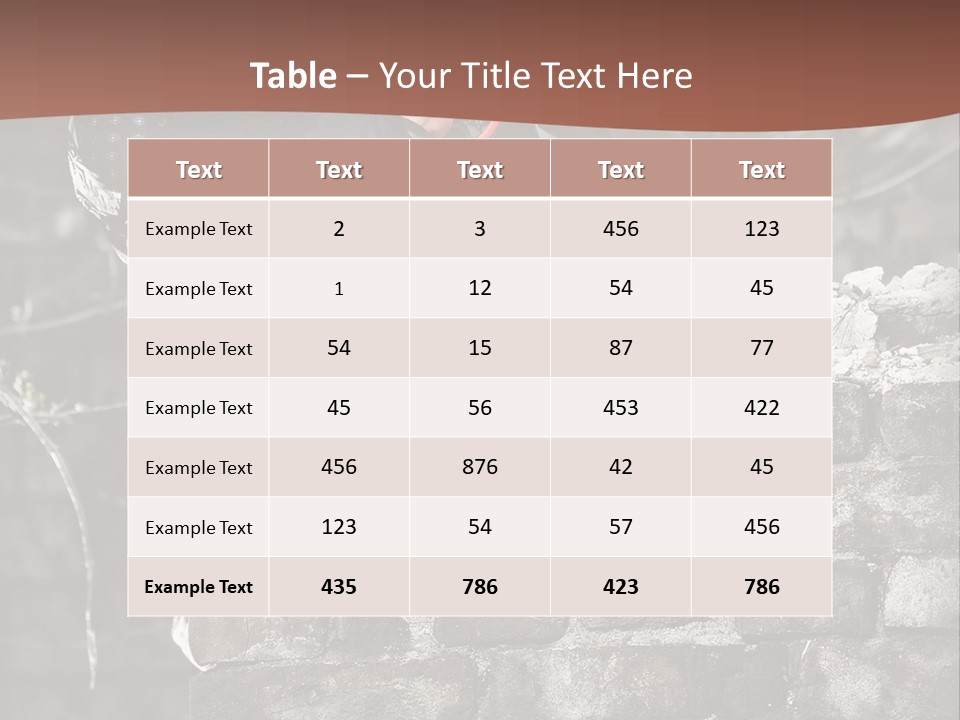 Mask Grass Competition PowerPoint Template