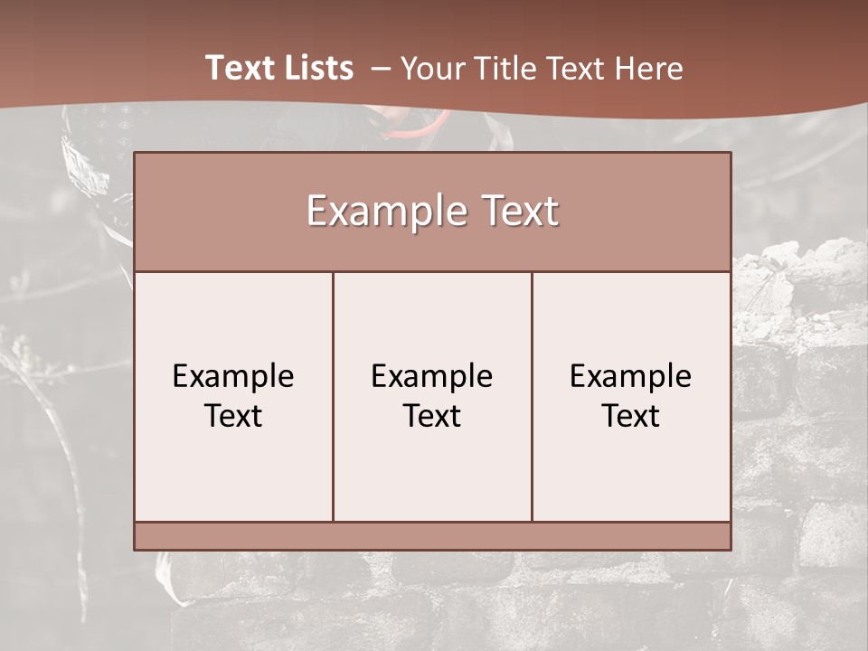 Mask Grass Competition PowerPoint Template
