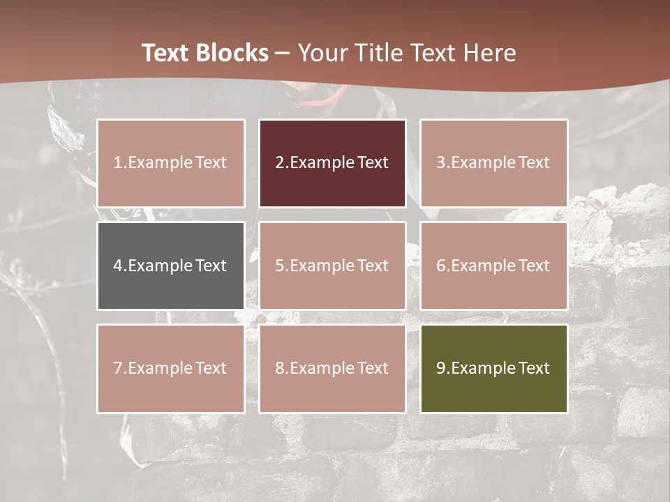 Mask Grass Competition PowerPoint Template