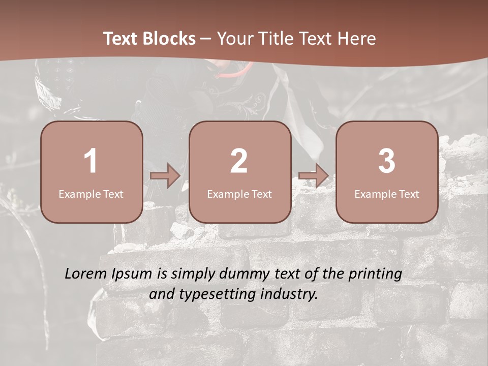 Mask Grass Competition PowerPoint Template