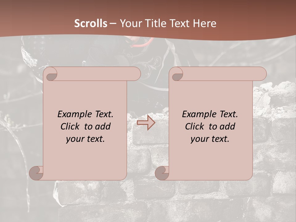 Mask Grass Competition PowerPoint Template