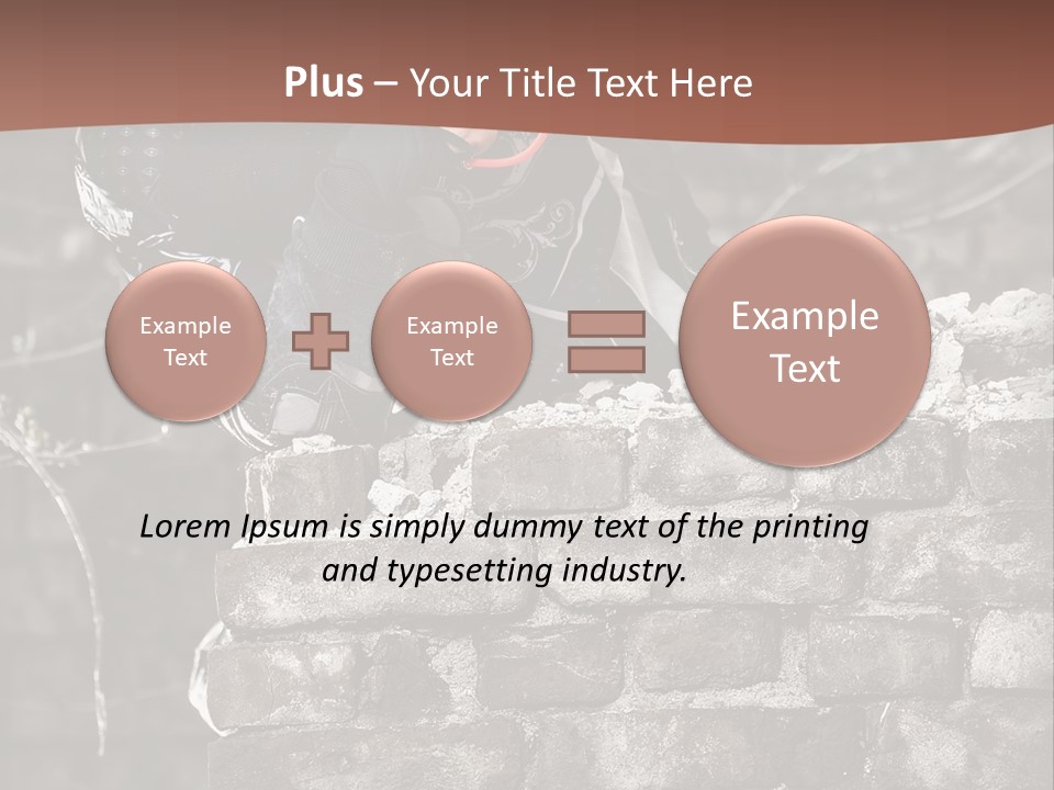 Mask Grass Competition PowerPoint Template