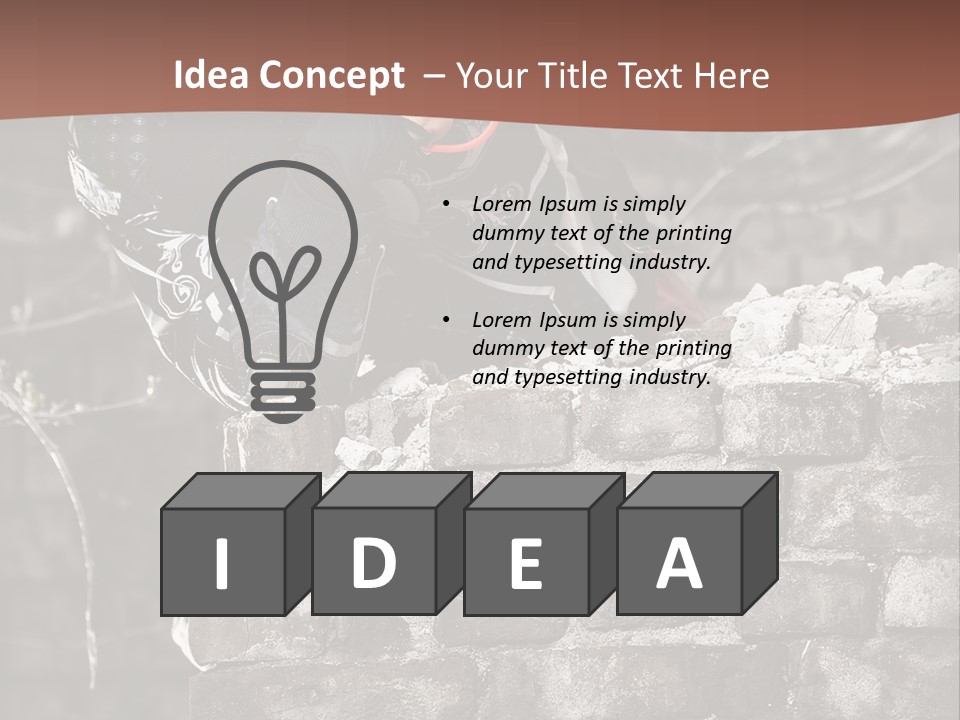 Mask Grass Competition PowerPoint Template