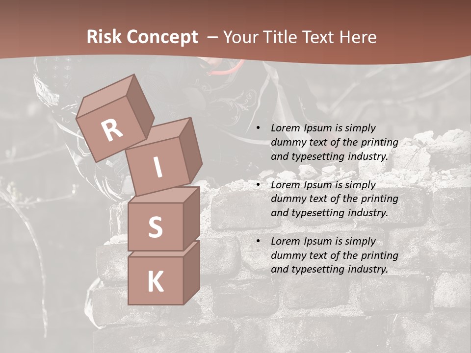 Mask Grass Competition PowerPoint Template