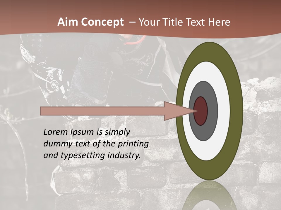 Mask Grass Competition PowerPoint Template