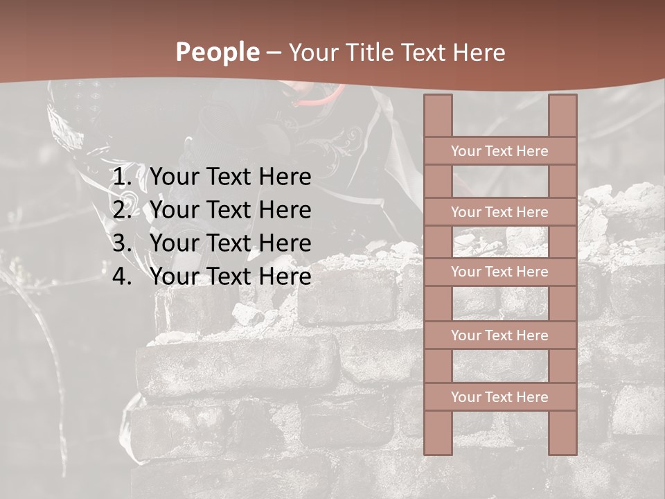 Mask Grass Competition PowerPoint Template