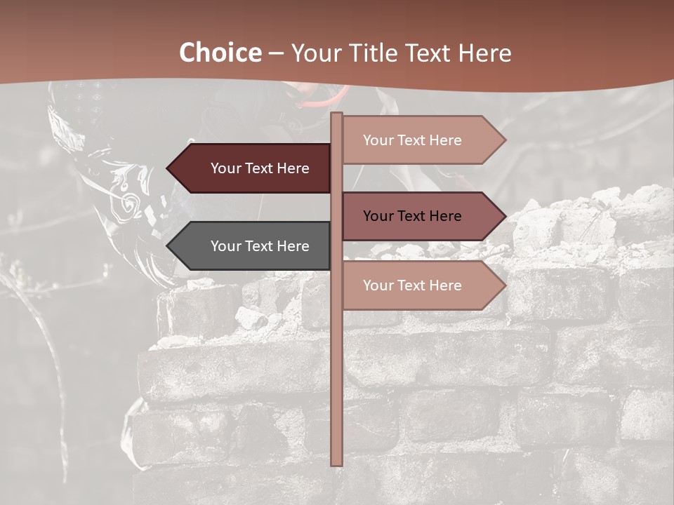 Mask Grass Competition PowerPoint Template